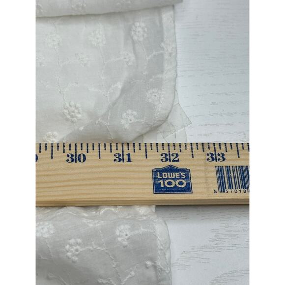 Lulus NWT Sunny Day Stunner White Eyelet Babydoll Dress S Cottagecore Graduation - Picture 9 of 10